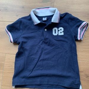 Janie and Jack Navy Polo Shirt 4T